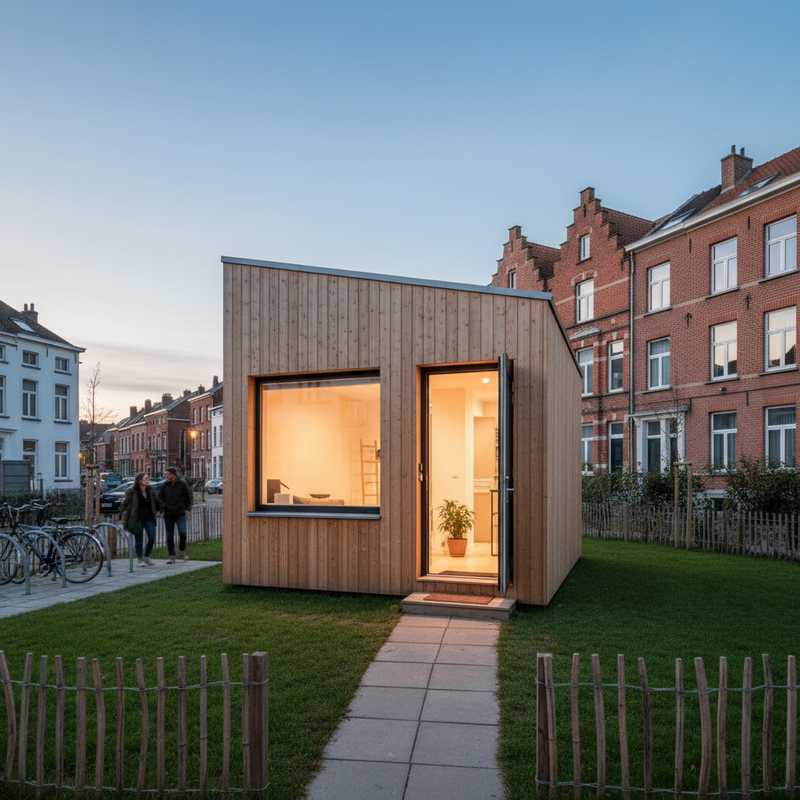Eenvoudige maar verzorgde studio-woning die daklozen een nieuwe start biedt in Leuven